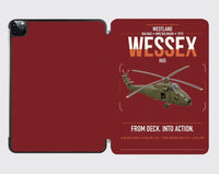 Thumbnail for Westland Wessex HU5 design on dark red ipad tablet case