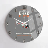 Thumbnail for Airbus H145 D3 design on gray no frame wall clock
