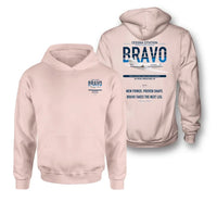 Thumbnail for Cessna Citation Bravo design on pink double-side hoodie, double-side print