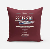 Thumbnail for Tecnam P2012 STOL design on dark red pillow