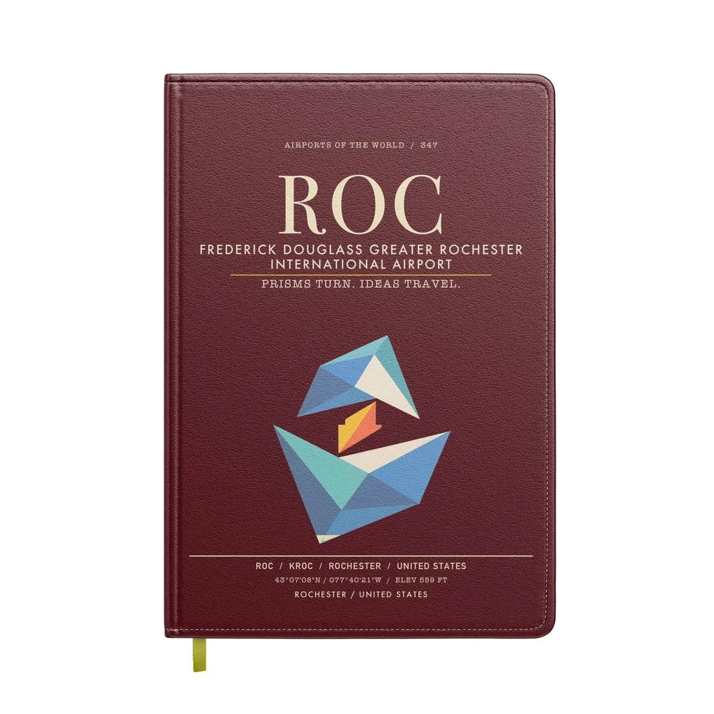 Frederick Douglass Greater Rochester International Airport ROC - Dark Red