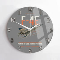 Thumbnail for F-4E Phantom II design on gray no frame wall clock