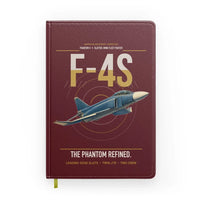 Thumbnail for F-4S Phantom II design on dark red notebook