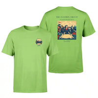 Thumbnail for VINTAGE G4164 - The Aviatrix Circuit - Double-Side T-Shirt design on lightgreen double side t shirt