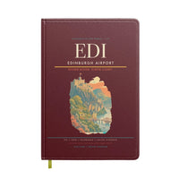 Thumbnail for Edinburgh Airport EDI - Firth Stone Heather Crest - Dark Red