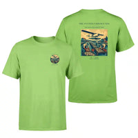 Thumbnail for VINTAGE G4446 - The Oyster Farm Rounds - Double-Side T-Shirt design on lightgreen double side t shirt