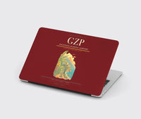 Thumbnail for Gazipasa-Alanya Airport (GZP) design on dark red MacBook case