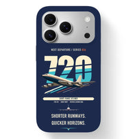 Thumbnail for Boeing 720B design on navy blue magsafe iphone case