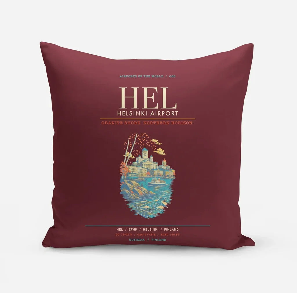 Helsinki Airport HEL - Dark Red