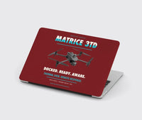 Thumbnail for DJI Matrice 3TD design on dark red MacBook case
