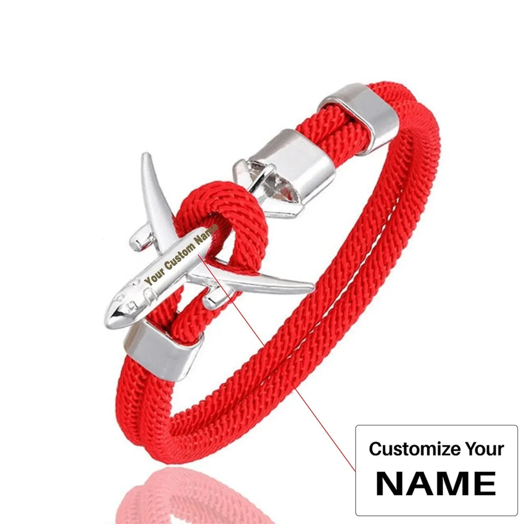 Customisable Airplane Shape Bracelet - view 20