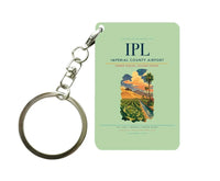 Thumbnail for Imperial County Airport (IPL) design on light green key chain
