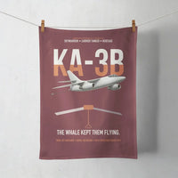 Thumbnail for KA-3B Skywarrior design on dark red towel
