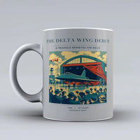 Thumbnail for VINTAGE G4460 - The Delta Wing Debut - Ceramic Mug design on lightgray