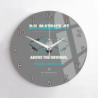 Thumbnail for DJI Matrice 4T design on gray no frame wall clock