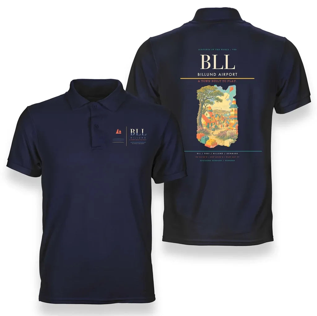 Billund Airport BLL Navy Blue