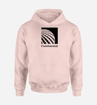 Thumbnail for Continental Airlines logo printed on pink hoodie