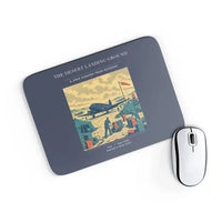 Thumbnail for VINTAGE G4517 - The Desert Landing Ground - Designed Mouse Pads design on navyblue rectangle