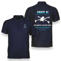 Thumbnail for Parrot ANAFI Ai design on navy blue polo
