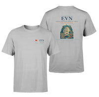 Thumbnail for Zvartnots International Airport (EVN) design printed on light gray double-side t-shirt