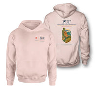 Thumbnail for Perpignan–Rivesaltes Airport (PGF) design on pink double-side hoodie