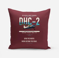 Thumbnail for DHC-2 Beaver Mk I design on dark red pillow