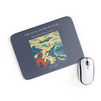 Thumbnail for VINTAGE G4344 - The Avalanche Watch - Designed Mouse Pads design on navyblue rectangle