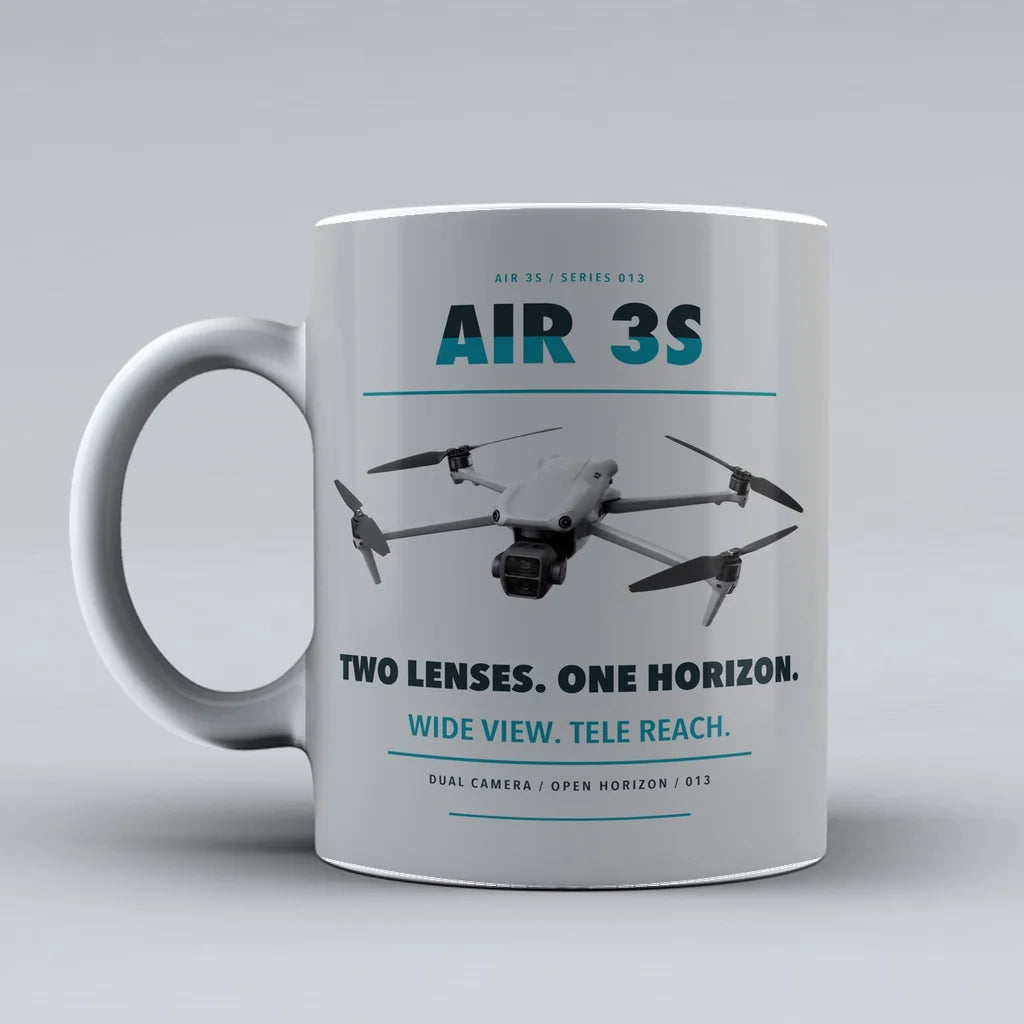 Air 3S Mug design on light gray dji