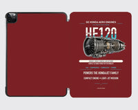 Thumbnail for HF120 design on dark red ipad tablet case