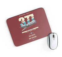 Thumbnail for Boeing 377 Stratocruiser design on dark red rectangle mouse pad