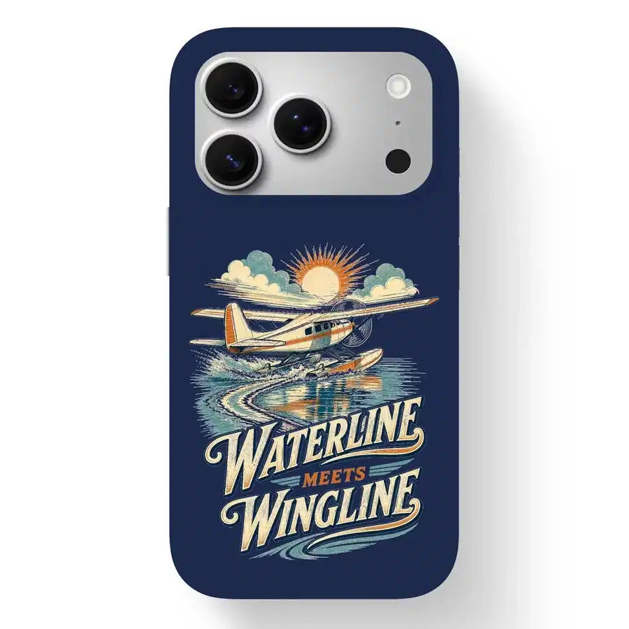 SIGNAL 642 - Waterline Meets Wingline - MagSafe iPhone 17 Pro design on navy blue magsafe iphone 17 pro