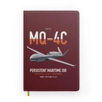 Thumbnail for MQ-4C Triton IFC-4 design on dark red notebook