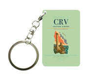 Thumbnail for Crotone Airport (CRV) design on light green key chain