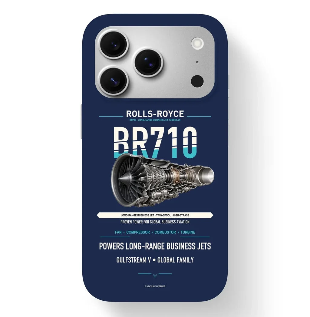 BR710 Case design on navy blue iphone case