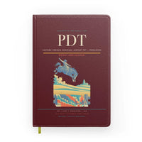 Thumbnail for Eastern Oregon Regional Airport (PDT) design on dark red notebook