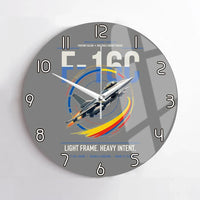 Thumbnail for F-16C Fighting Falcon design on gray no frame wall clock