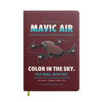 Thumbnail for DJI Mavic Air design on dark red notebook