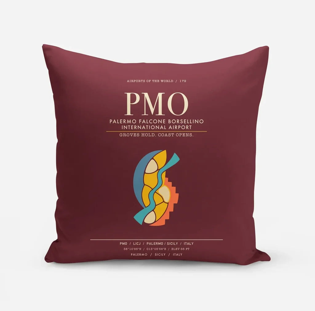 Palermo Falcone Borsellino International Airport PMO - Dark Red