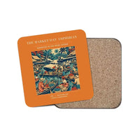 Thumbnail for The Market Day Amphibian - Designed Coasters design on orange 1-piece