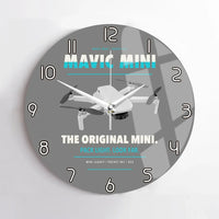 Thumbnail for DJI Mavic Mini design on gray no frame wall clock