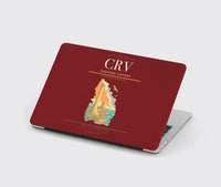Thumbnail for Crotone Airport (CRV) design on dark red MacBook case