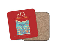 Thumbnail for Akureyri Airport AEY Coaster 1-Piece - Red