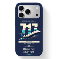 Thumbnail for Boeing 717-200 design on navy blue magsafe iphone case