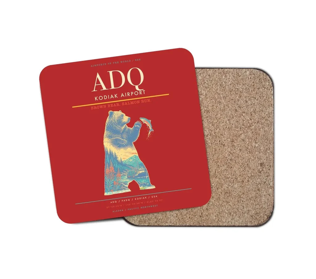 Kodiak Airport ADQ Coaster 1-Piece - Red