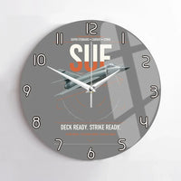Thumbnail for Dassault Super Étendard design on gray no frame wall clock