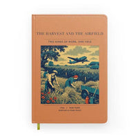 Thumbnail for VINTAGE G4510 - The Harvest And The Airfield - Designed Notebooks design on orange