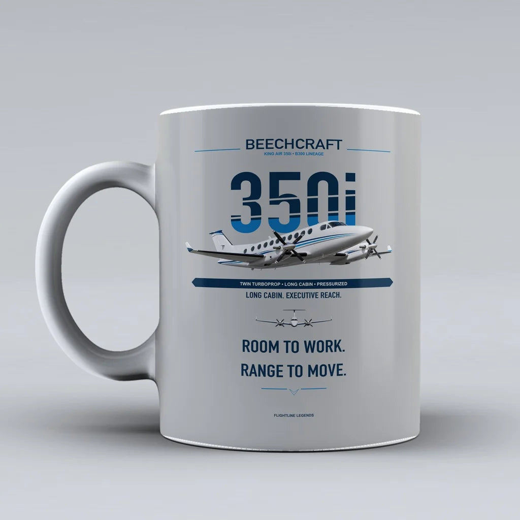 Air 350i Mug design on light gray king