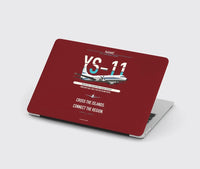 Thumbnail for NAMC YS-11A design on dark red MacBook case