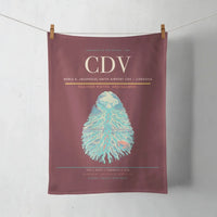 Thumbnail for Merle K. (Mudhole) Smith Airport (CDV) design on dark red towel