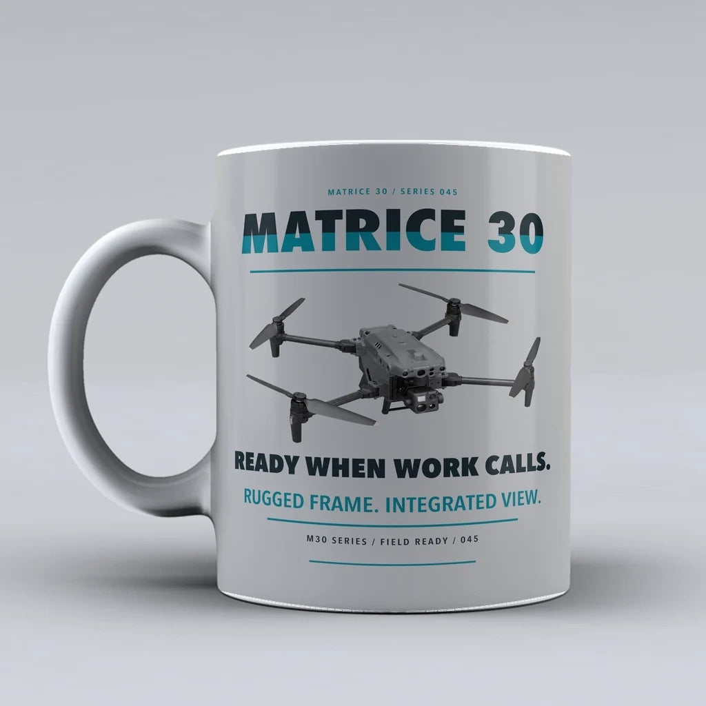 Matrice 30 Mug design on light gray dji